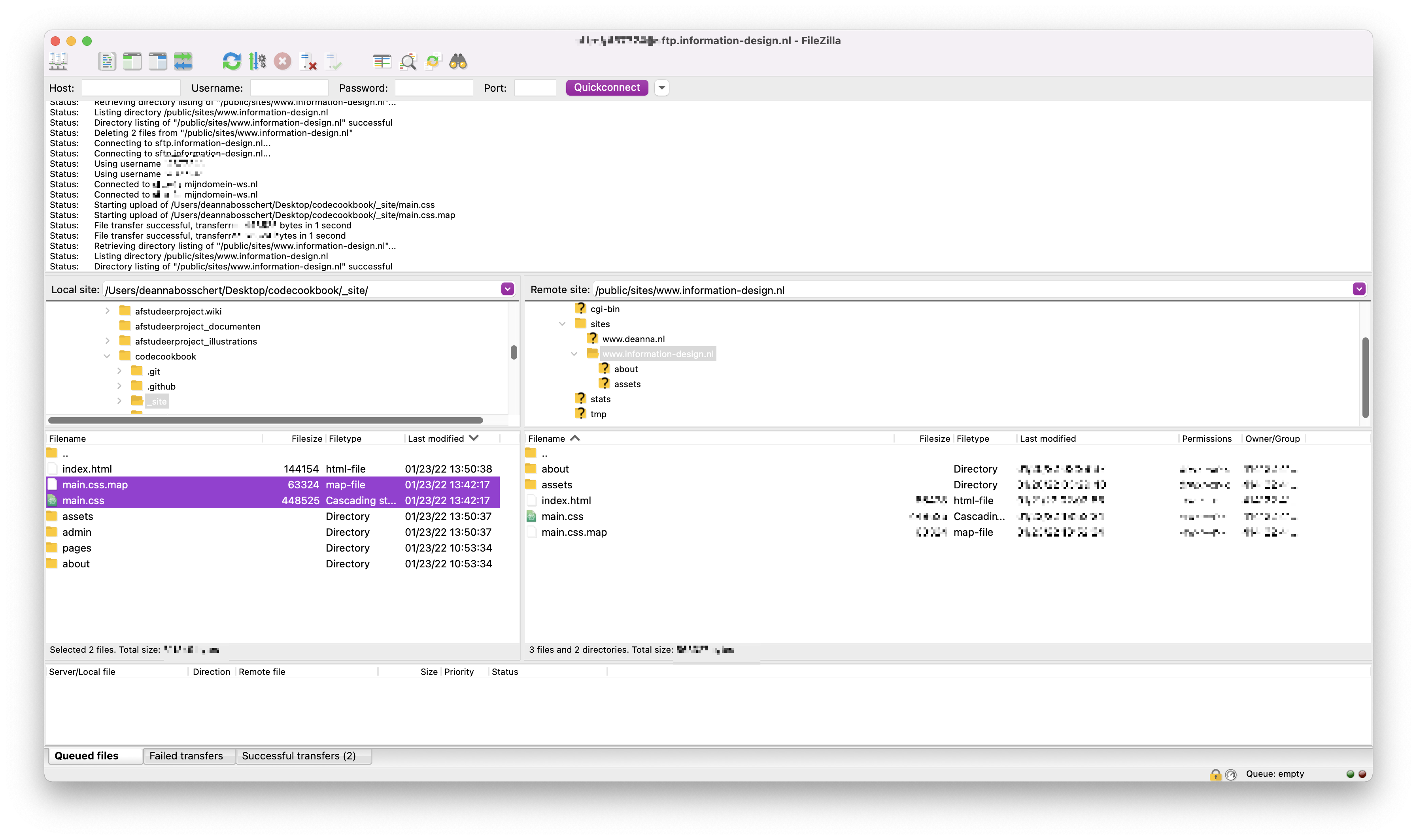 filezilla screenshot